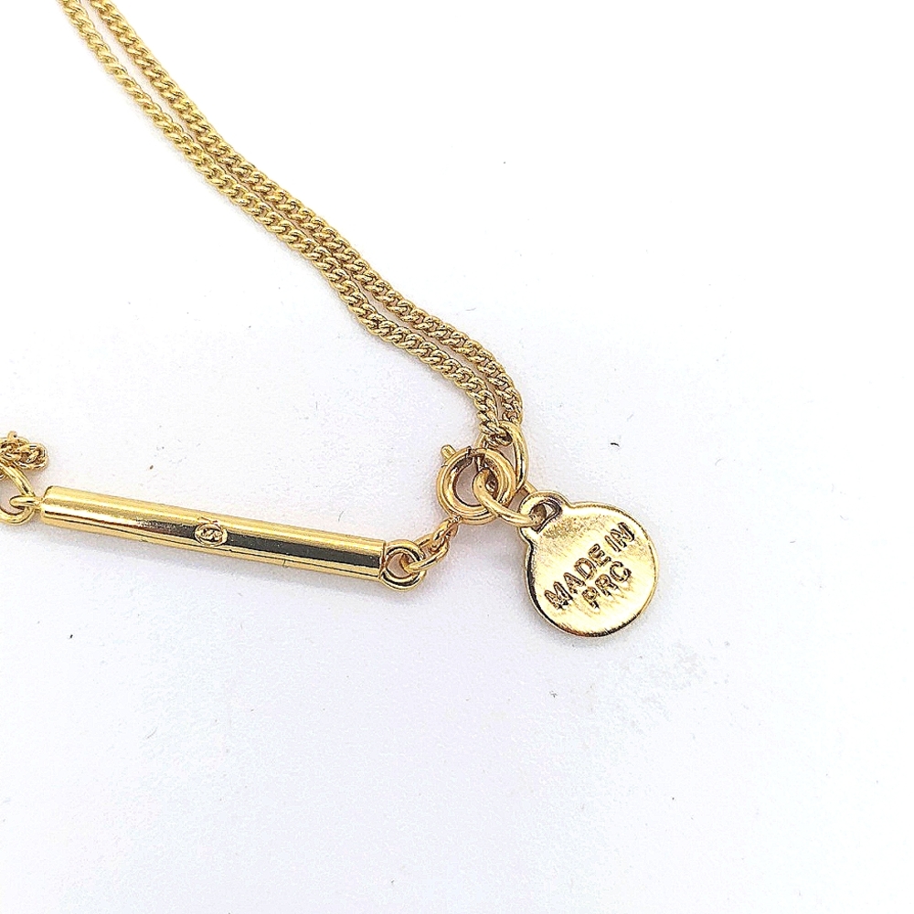 Vintage Alexander McQueen 18K Gold Plated Cuban Link Chain Necklace - Picture 5 of 5